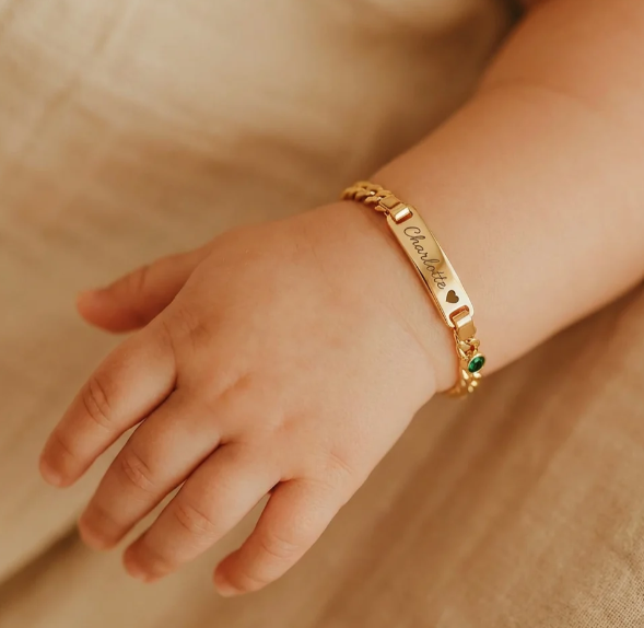 Gourmette / Bracelet Bébé & Enfant Prénom - 03 capture mockup existant