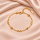Bracelet Infini · Perles Dorées