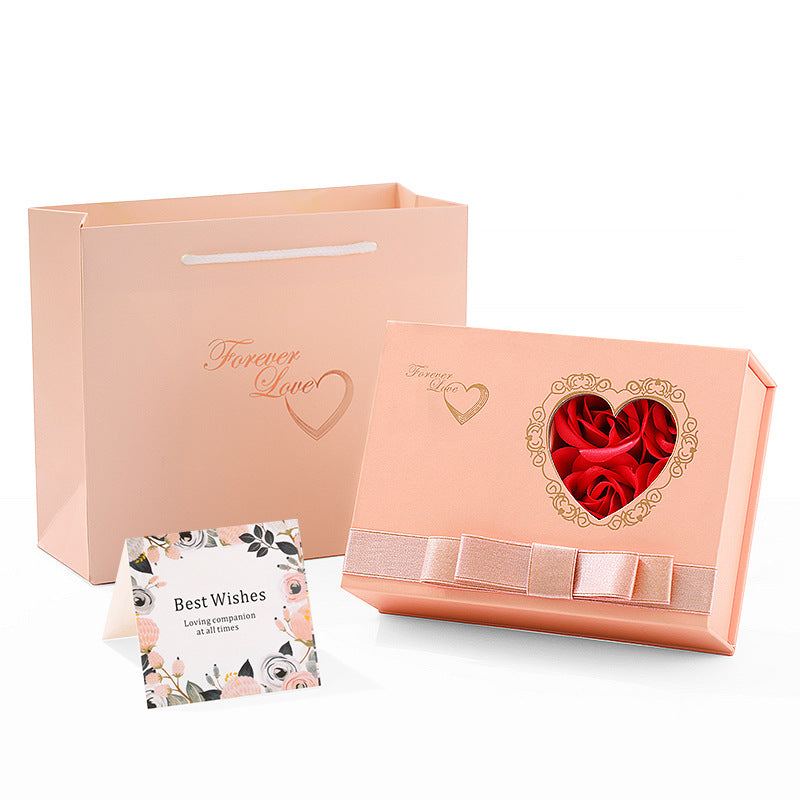 Magnetic switch for rose gift box