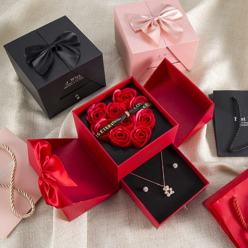 Jewelry rose gift box