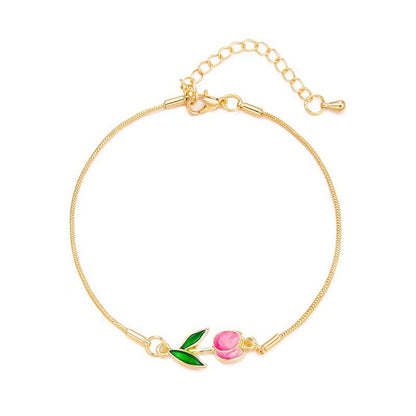 Bracelet Tulipe · Pétales Colorés