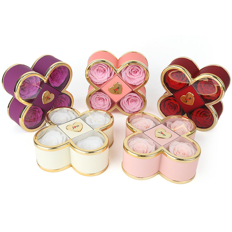 Eternal Flower Small Decorative Items Valentine's Day Gift Box Packaging Box