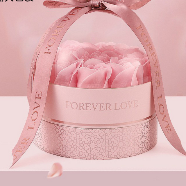 Festival Nine Roses Gift Box Ring Necklace Jewelry Box