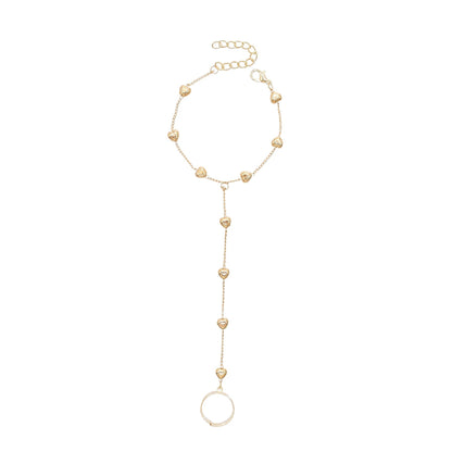 Bracelet-Bague Cœur · Chaîne de Main