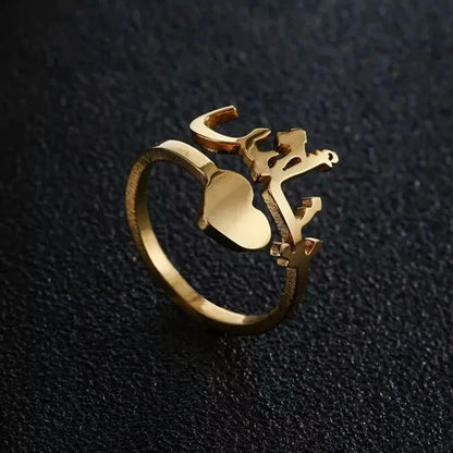 Bague Prénom Personnalisée Ajustable