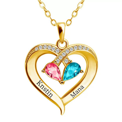 Collier Cœur Diamant Personnalisé