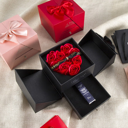 Jewelry rose gift box