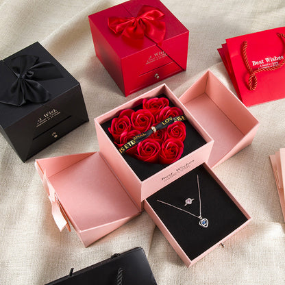 Jewelry rose gift box