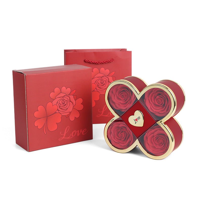 Eternal Flower Small Decorative Items Valentine's Day Gift Box Packaging Box