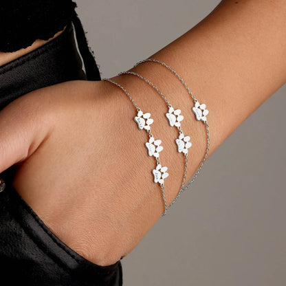 Bracelet « Empreintes d’Amour » · Prénoms Gravés