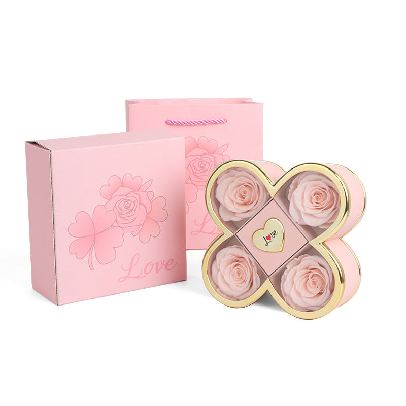 Eternal Flower Small Decorative Items Valentine's Day Gift Box Packaging Box