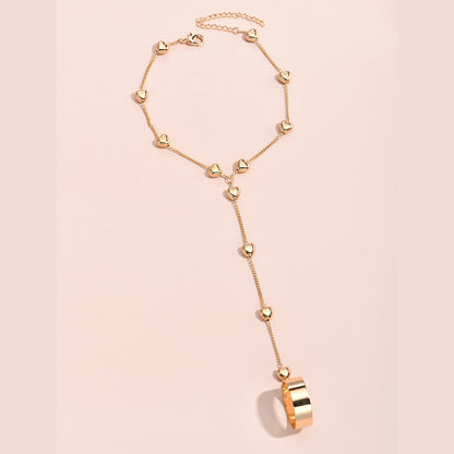 Bracelet-Bague Cœur · Chaîne de Main