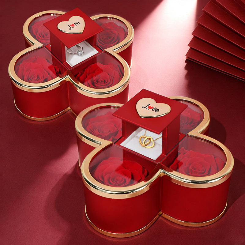 Eternal Flower Small Decorative Items Valentine's Day Gift Box Packaging Box