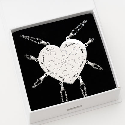 Collier Cœur Personnalisé à Graver
