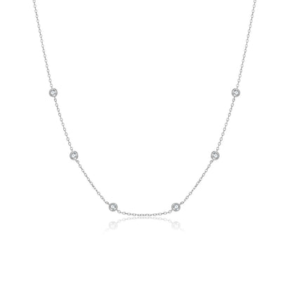 Collier Géométrique Scintillant · Finition Dorée ou Argentée