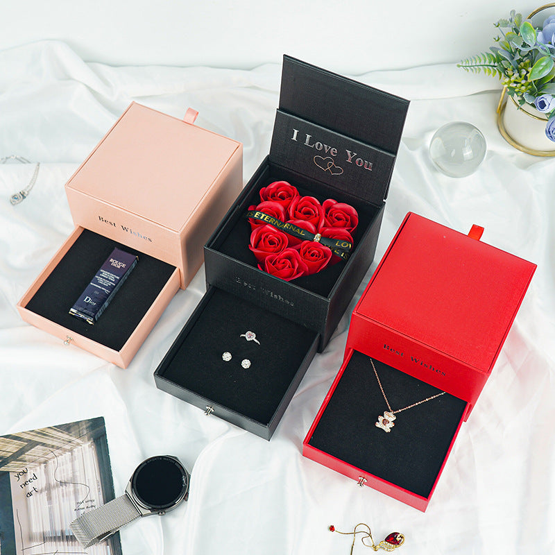 Jewelry rose gift box