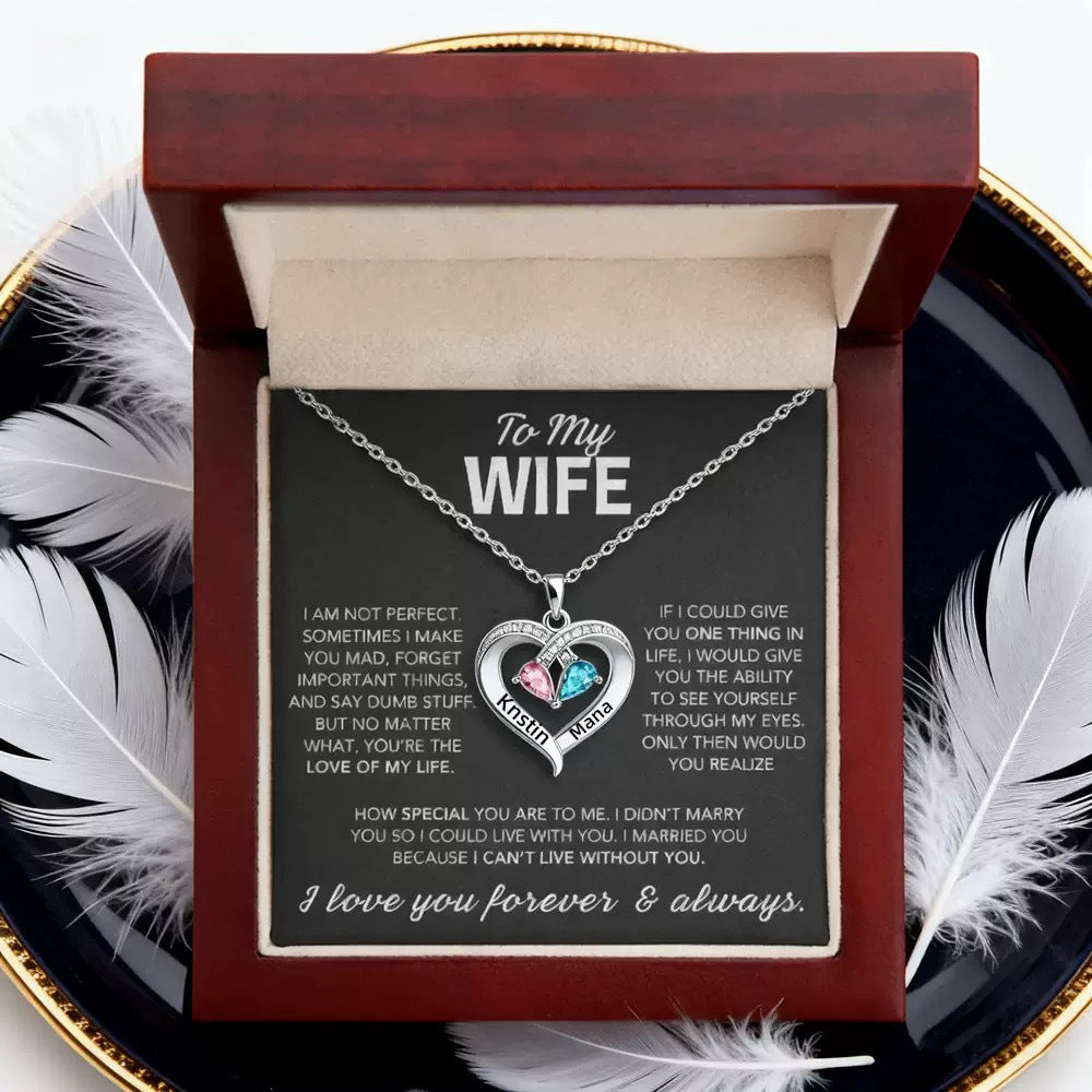 Collier Cœur Diamant Personnalisé