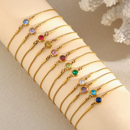 Bracelet Ajustable · Éclats Colorés