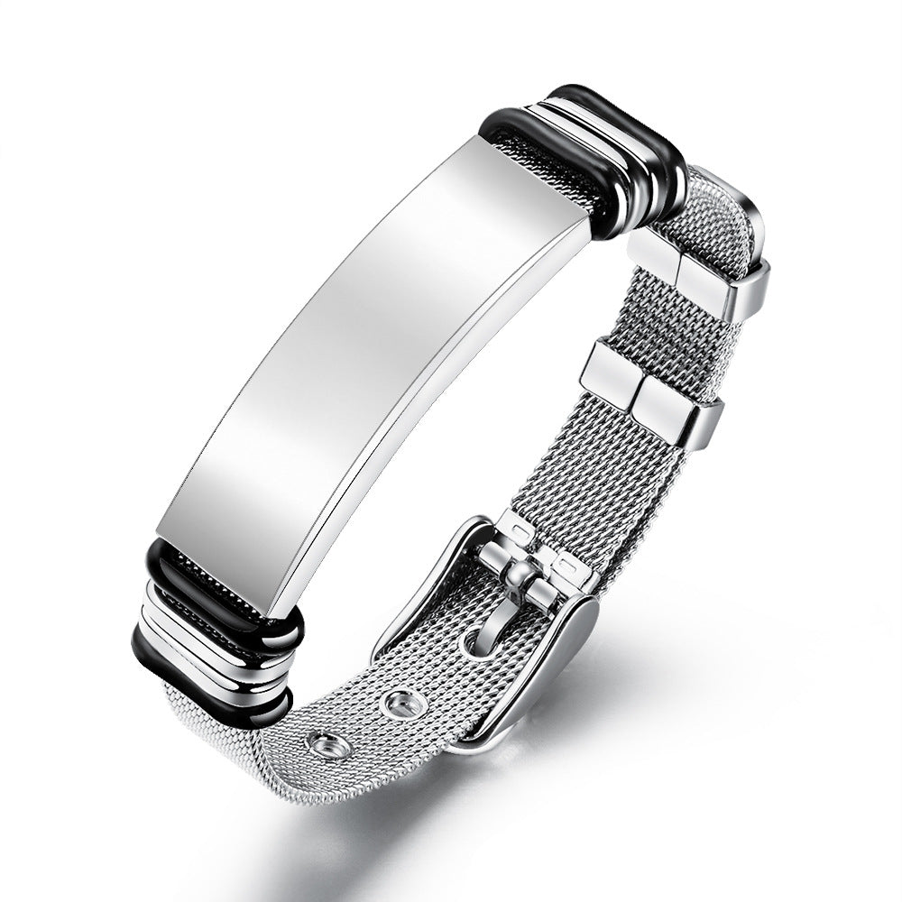 Bracelet Homme · Maille Métallique