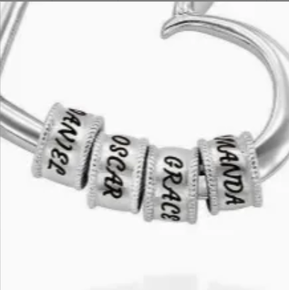 Collier Pendentif Cœur Gravé