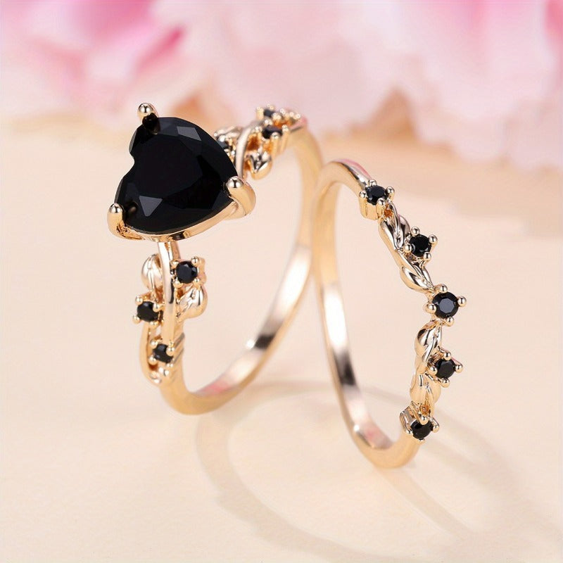 Bague Cœur · Éclat Coloré