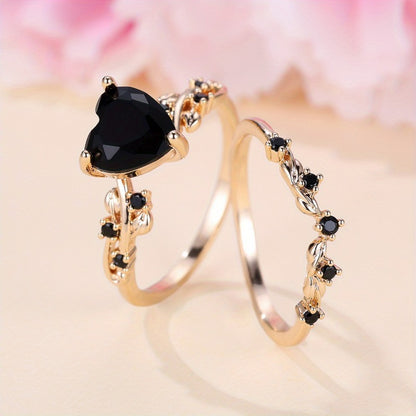 Bague Cœur · Éclat Coloré