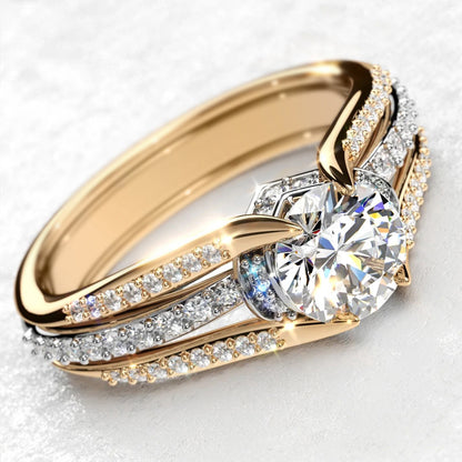 Bague Arche · Zircon & Esprit Rétro