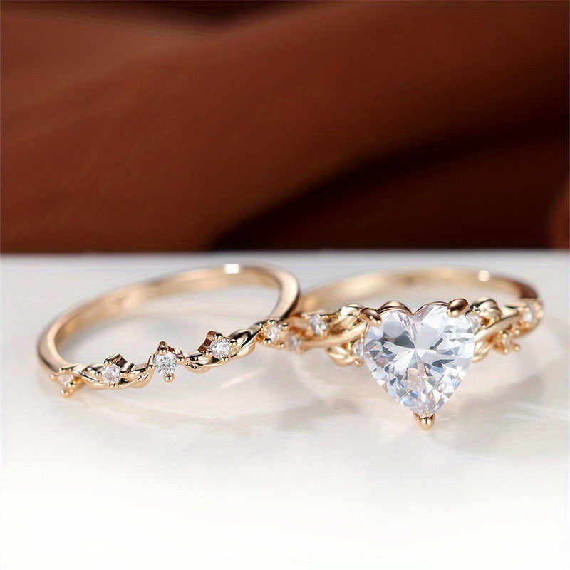 Bague Cœur · Éclat Coloré