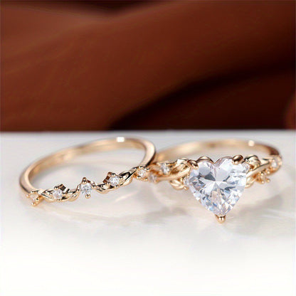 Bague Cœur · Éclat Coloré