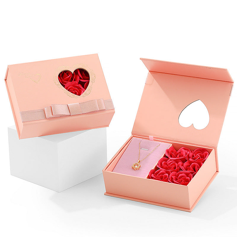 Magnetic switch for rose gift box