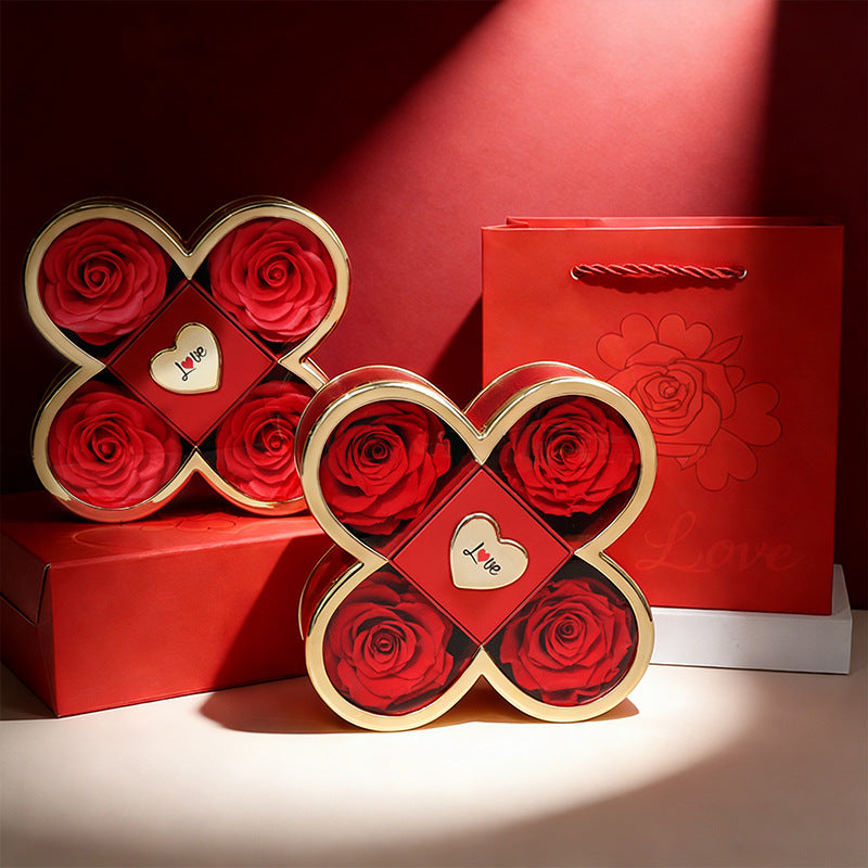 Eternal Flower Small Decorative Items Valentine's Day Gift Box Packaging Box