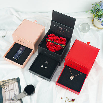 Jewelry rose gift box