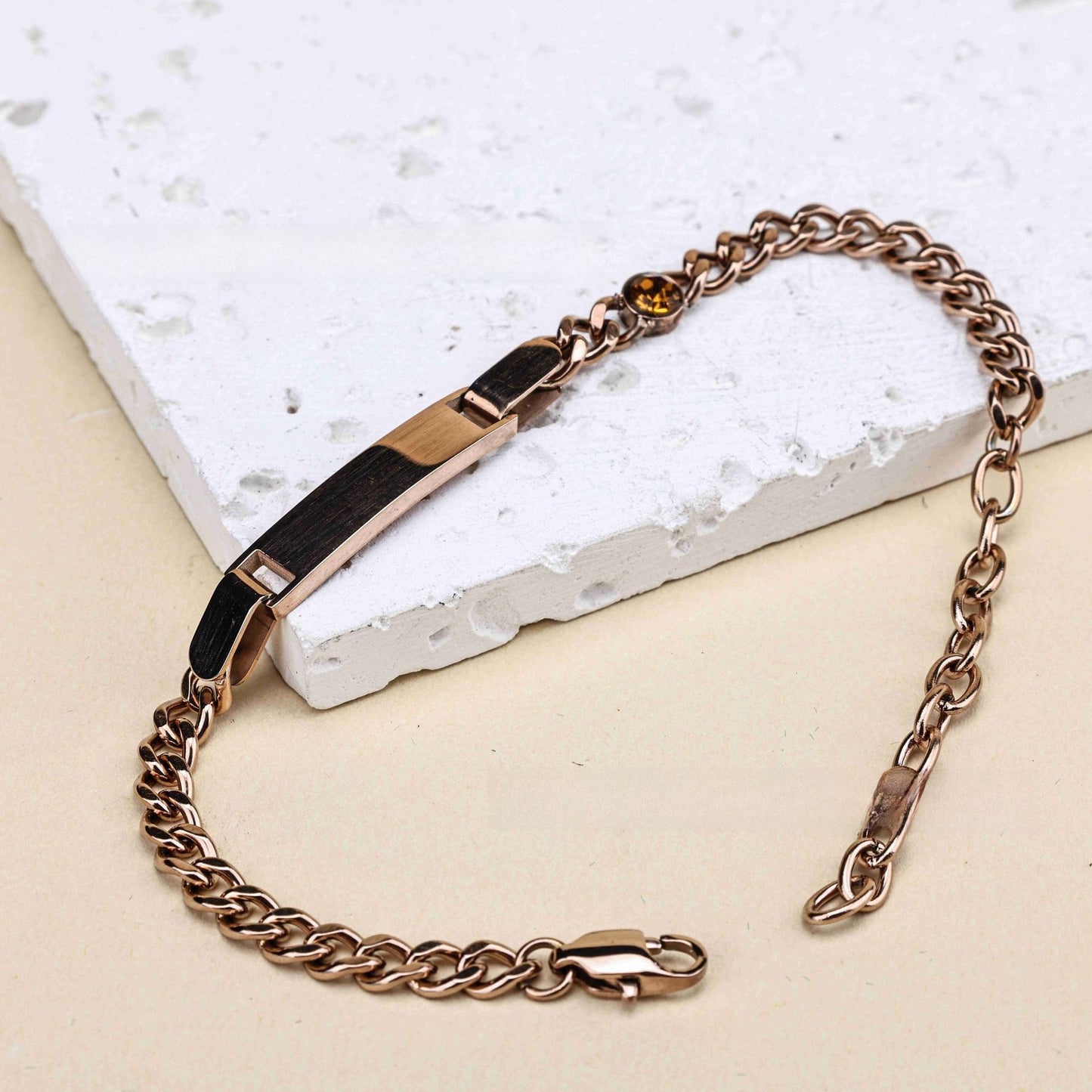 Bracelet Gravé · Pierre de Naissance