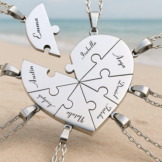 Collier Cœur Personnalisé à Graver