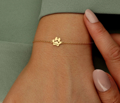 Bracelet « Empreintes d’Amour » · Prénoms Gravés