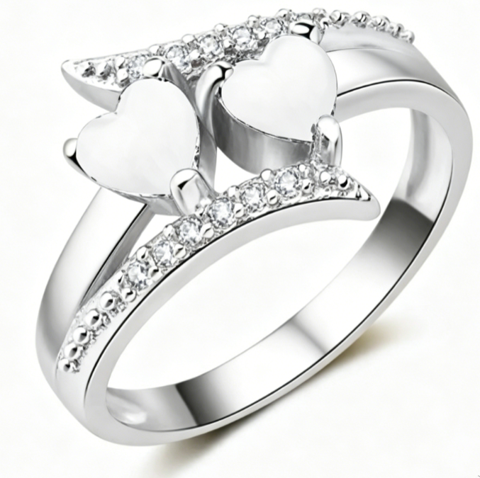 Bague Cœur Personnalisée · Pierre de Naissance