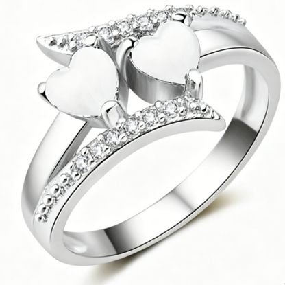 Bague Cœur Personnalisée · Pierre de Naissance