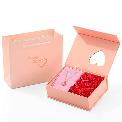 Magnetic switch for rose gift box
