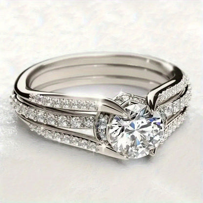 Bague Arche · Zircon & Esprit Rétro