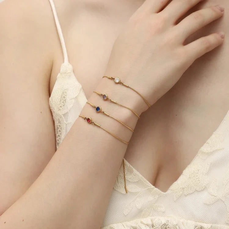 Bracelet Ajustable · Éclats Colorés
