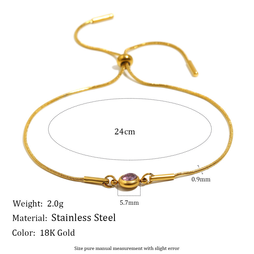 Bracelet Ajustable · Éclats Colorés