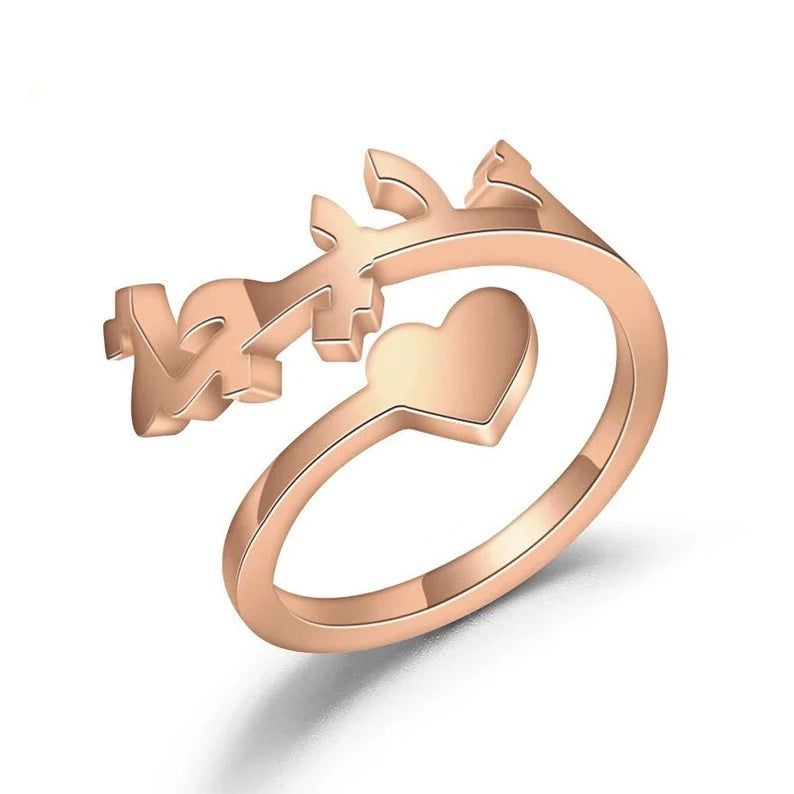 Bague Prénom Personnalisée Ajustable