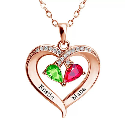 Collier Cœur Diamant Personnalisé