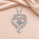 Collier Cœur Solitaire Zircon & Pierre de Naissance