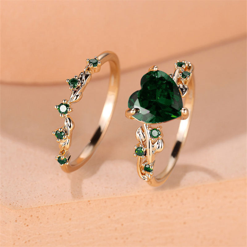 Bague Cœur · Éclat Coloré