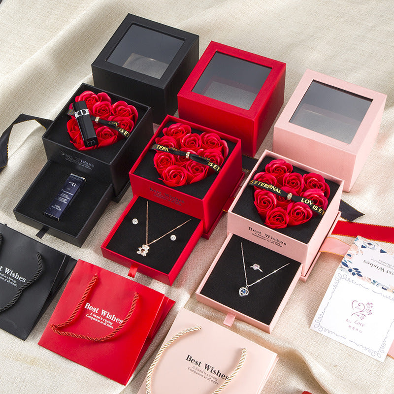 Jewelry rose gift box