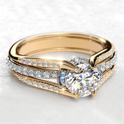 Bague Arche · Zircon & Esprit Rétro
