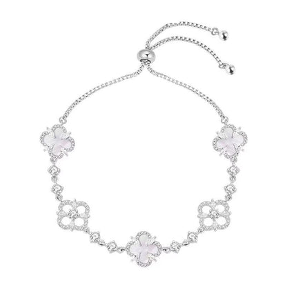 Bracelet Fleur Rose · Quatre Pétales
