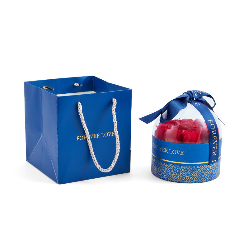 Festival Nine Roses Gift Box Ring Necklace Jewelry Box