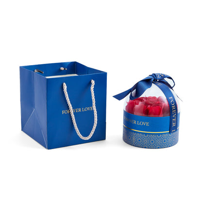 Festival Nine Roses Gift Box Ring Necklace Jewelry Box